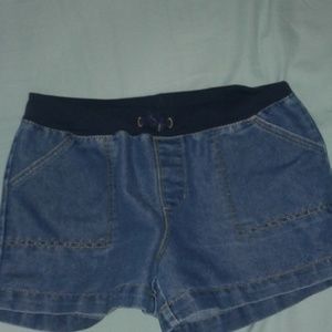 Blue jean shorts